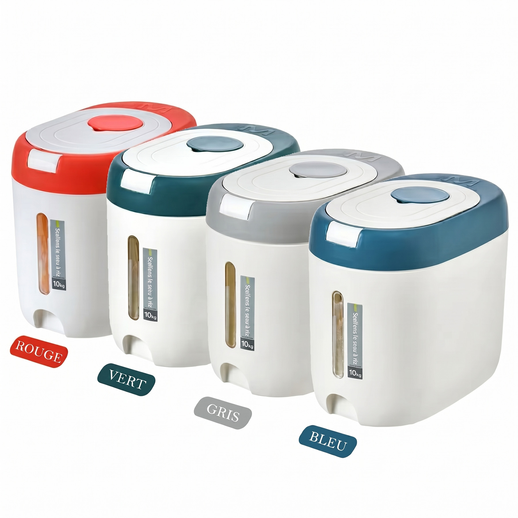 RECIPIENT DE STOCKAGE DE CUISINE EN PLASTIQUE 10 KG
