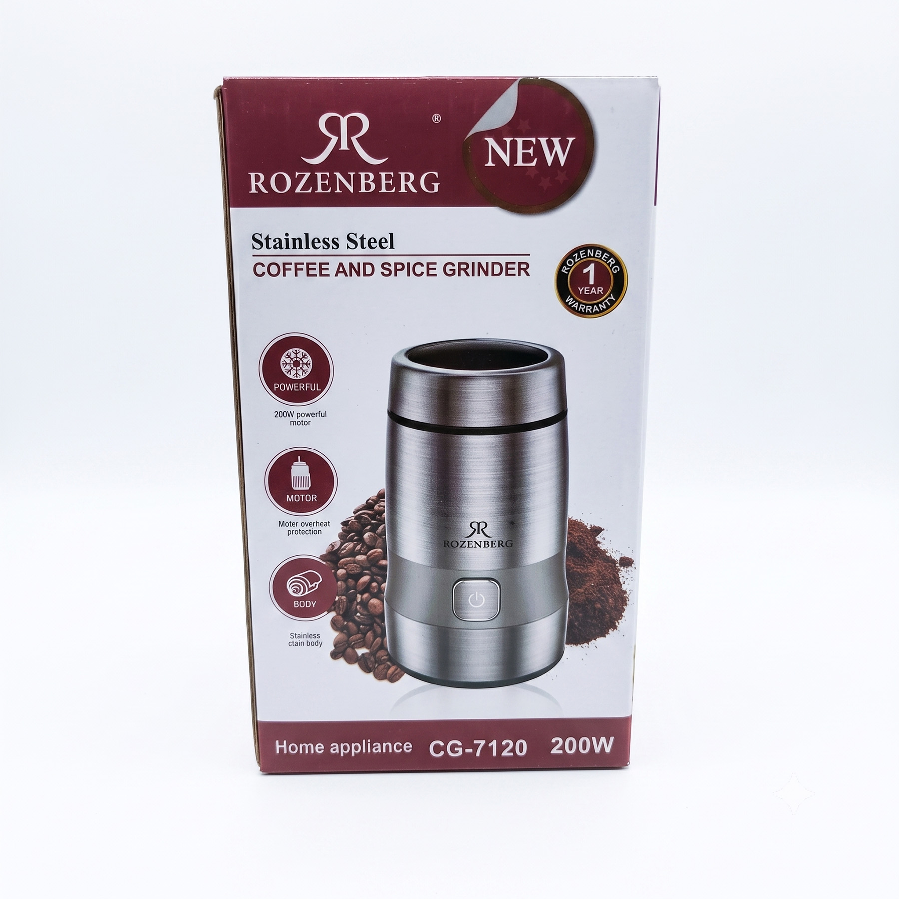 ROZENBERG MINI MOULIN INOX 200G — photo 4