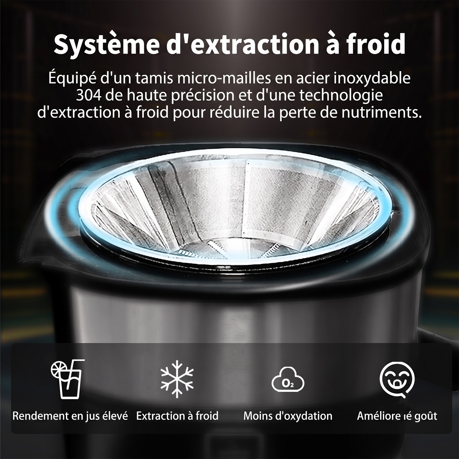 EXTRACTEUR DE JUS ET MIXEUR 4 EN 1 — 800W — photo 5